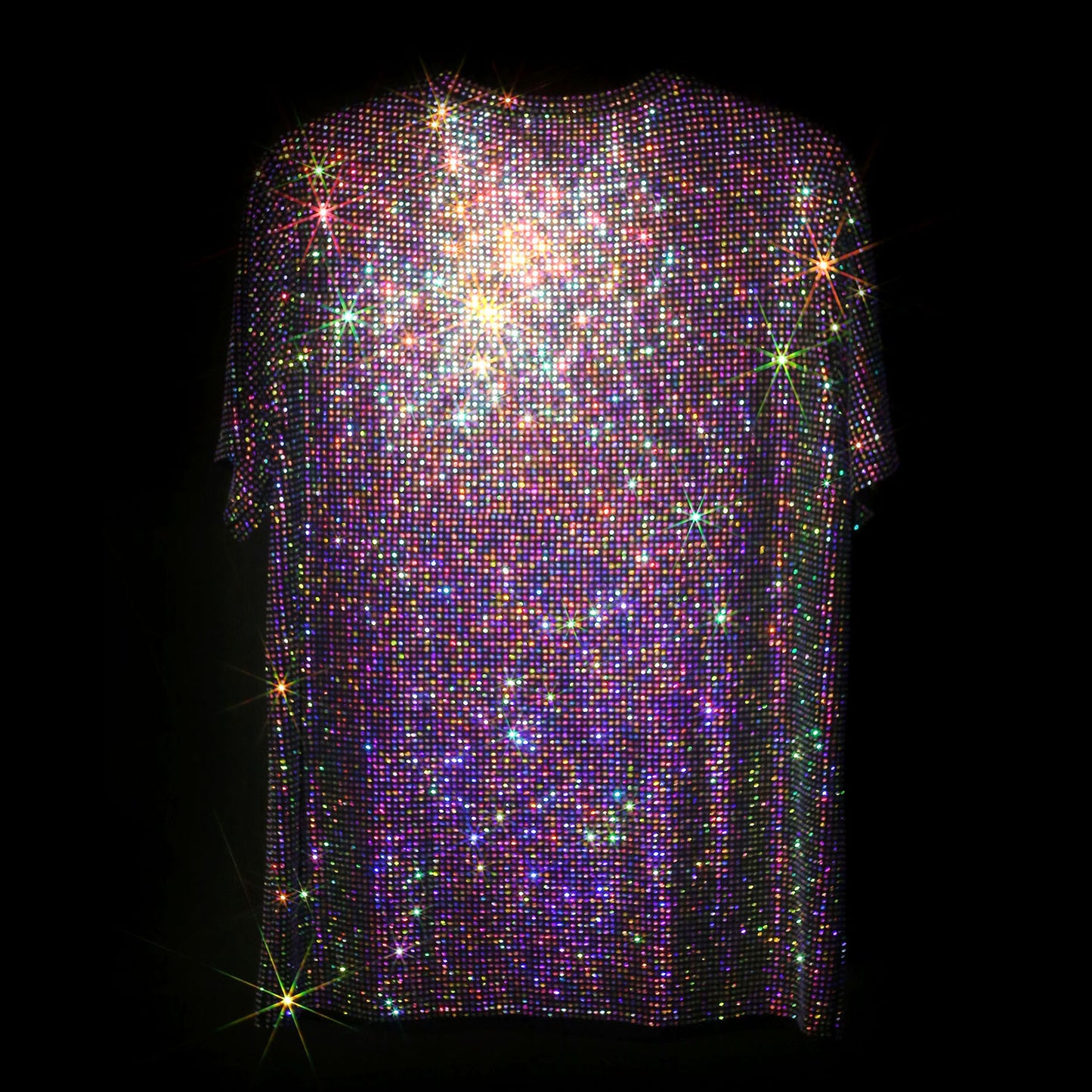 BLACK + AB CRYSTALLIZED UNISEX T-SHIRT