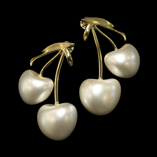 PEARL CHERRY EARRINGS 2.0