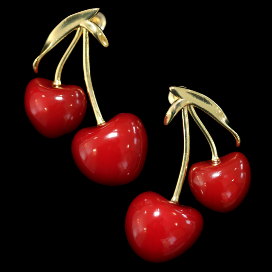 RED CHERRY EARRINGS 2.0