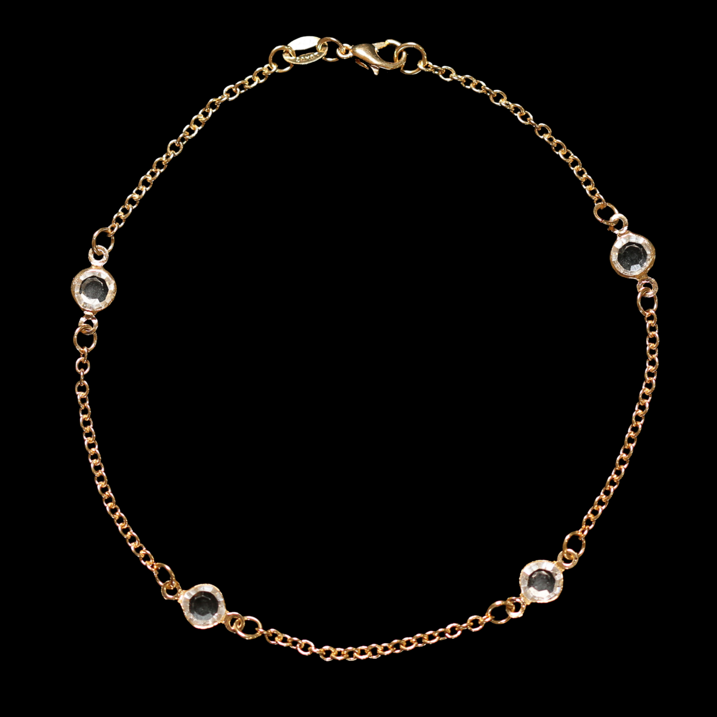 FLOATING CRYSTAL ANKLET