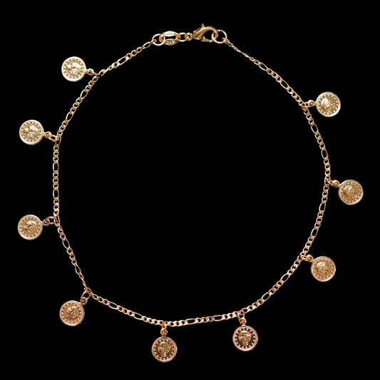 MINI GOLDEN COIN ANKLET