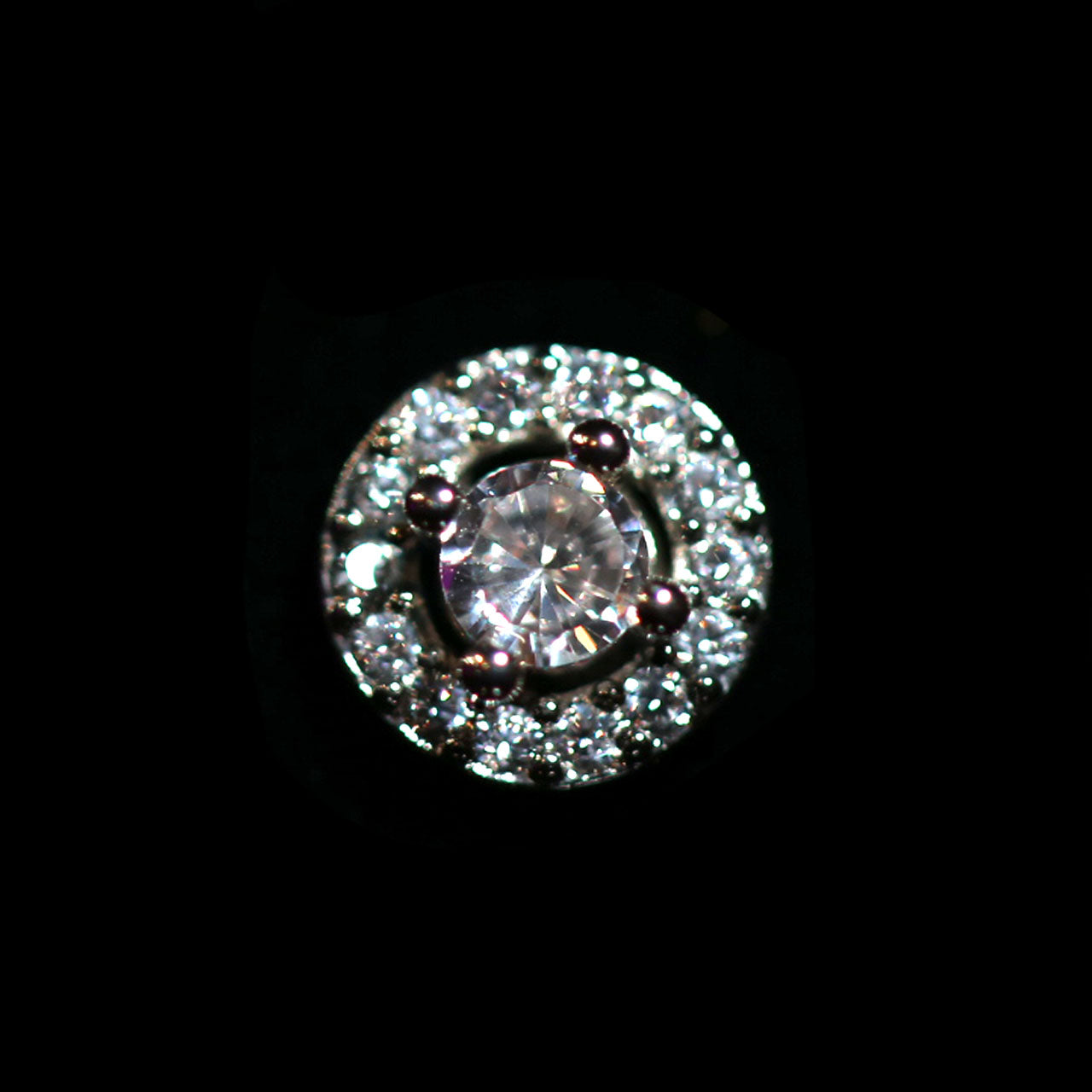 CZ CUSHION GEM NOSE STUD