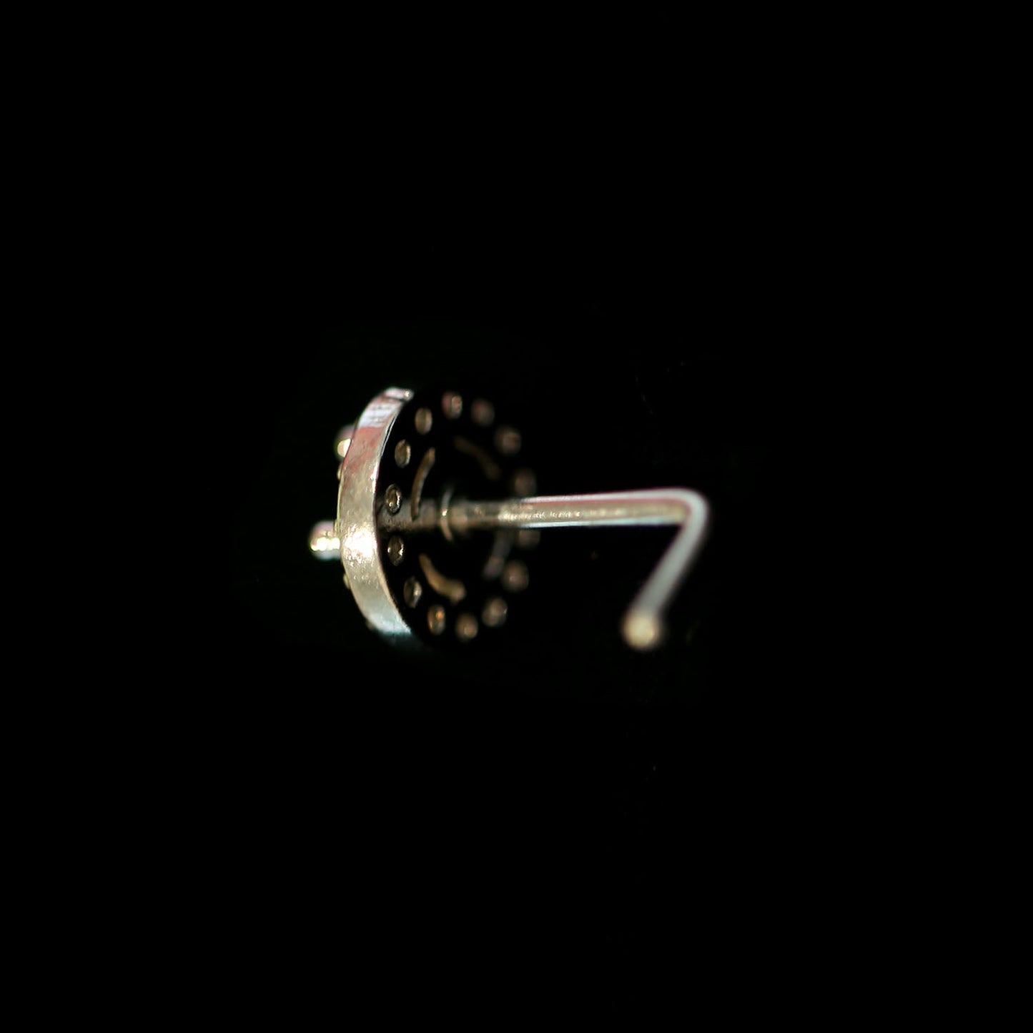 CZ CUSHION GEM NOSE STUD