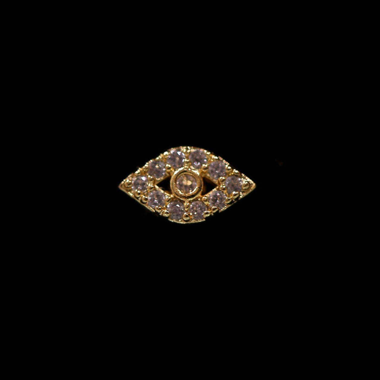 CZ EVIL EYE NOSE STUD