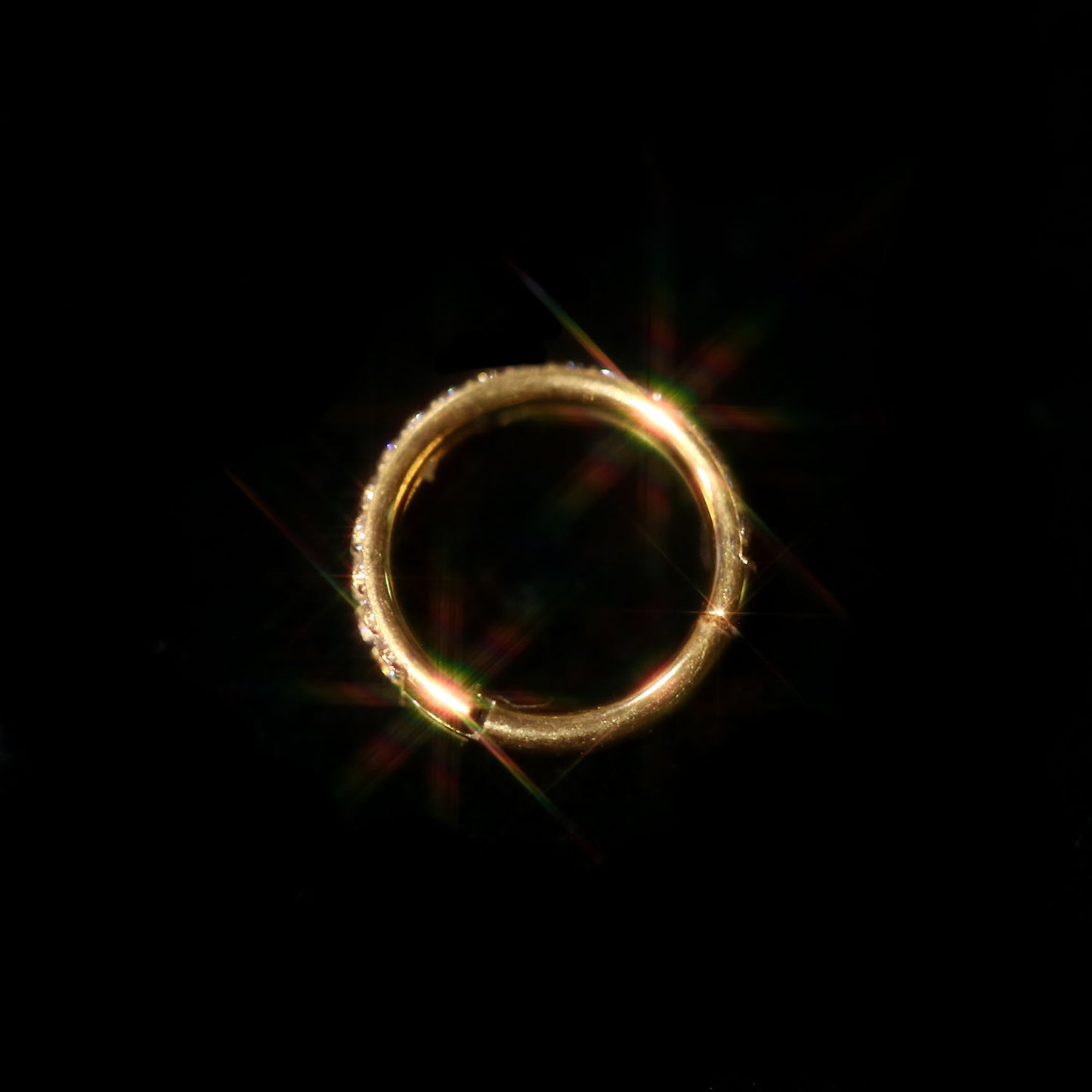 CZ ONE LINE NOSE RING