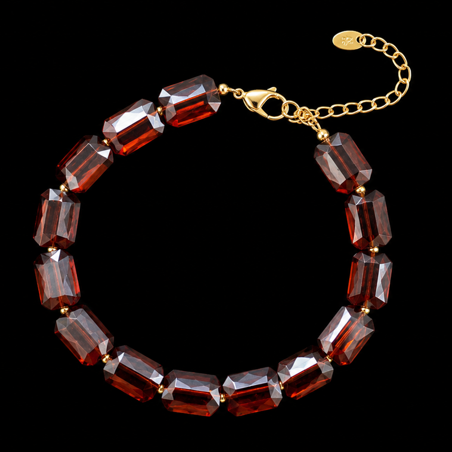 AMBER CRYSTAL CHOKER