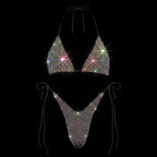 BLACK + AB CRYSTALLIZED BIKINI