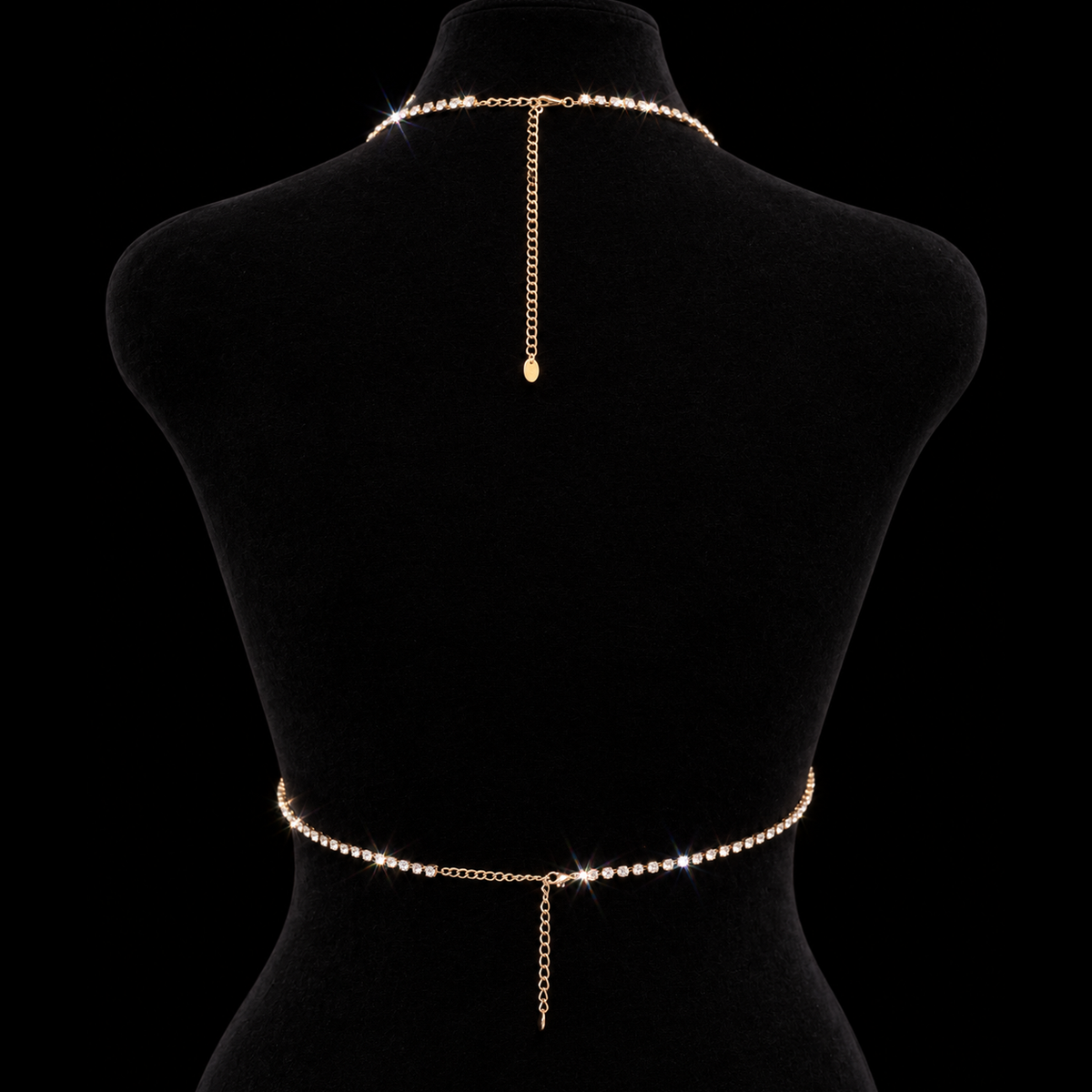 OVERSIZED CRYSTAL BRALETTE