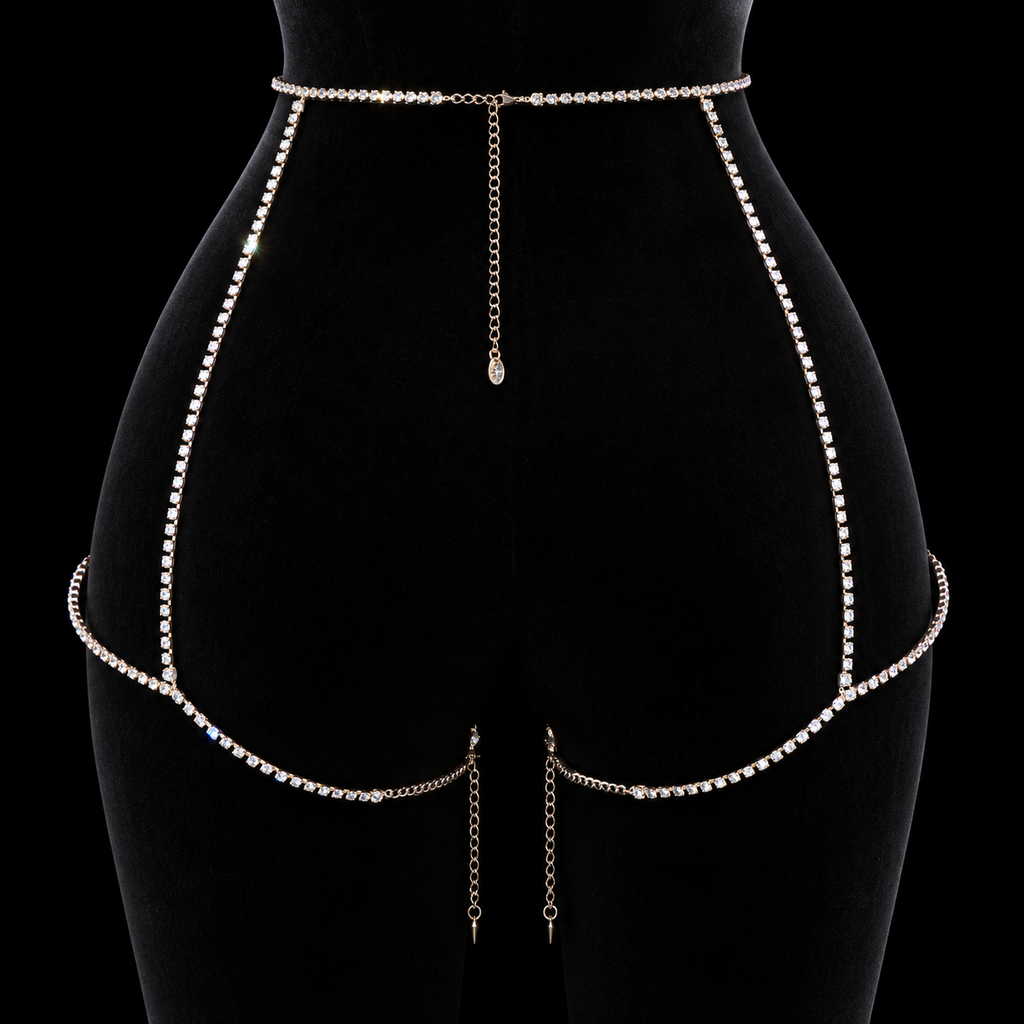 CRYSTAL HARNESS GARTER