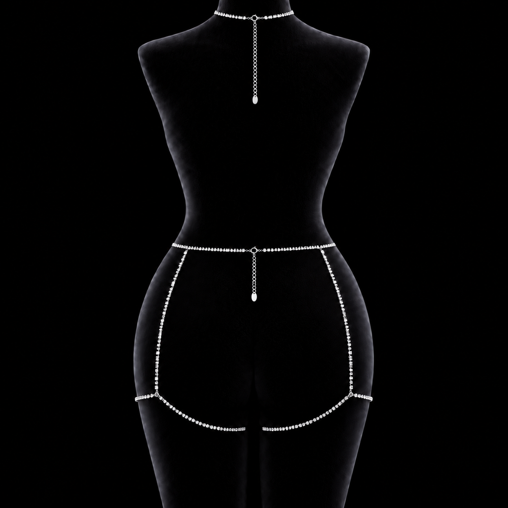 CRYSTAL HARNESS GARTER