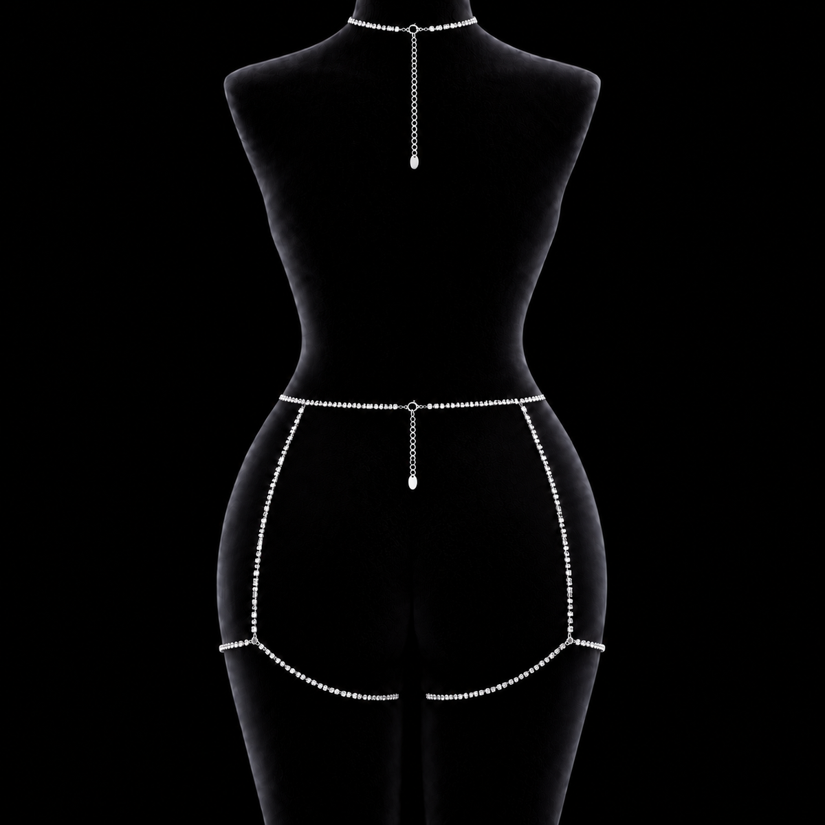 CRYSTAL HARNESS GARTER