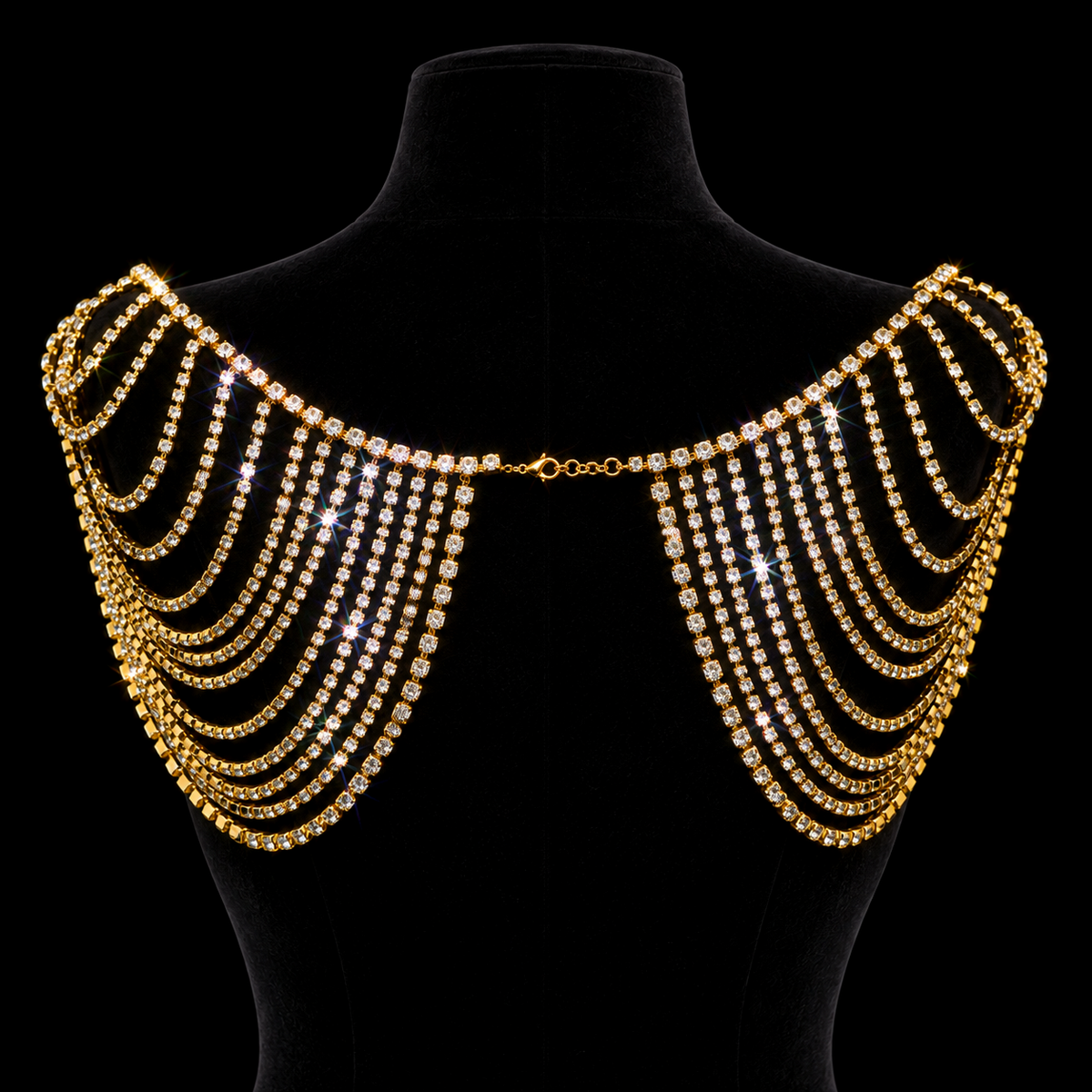 CRYSTAL SHOULDER PIECE I