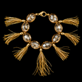 CRYSTAL TASSEL BRACELET
