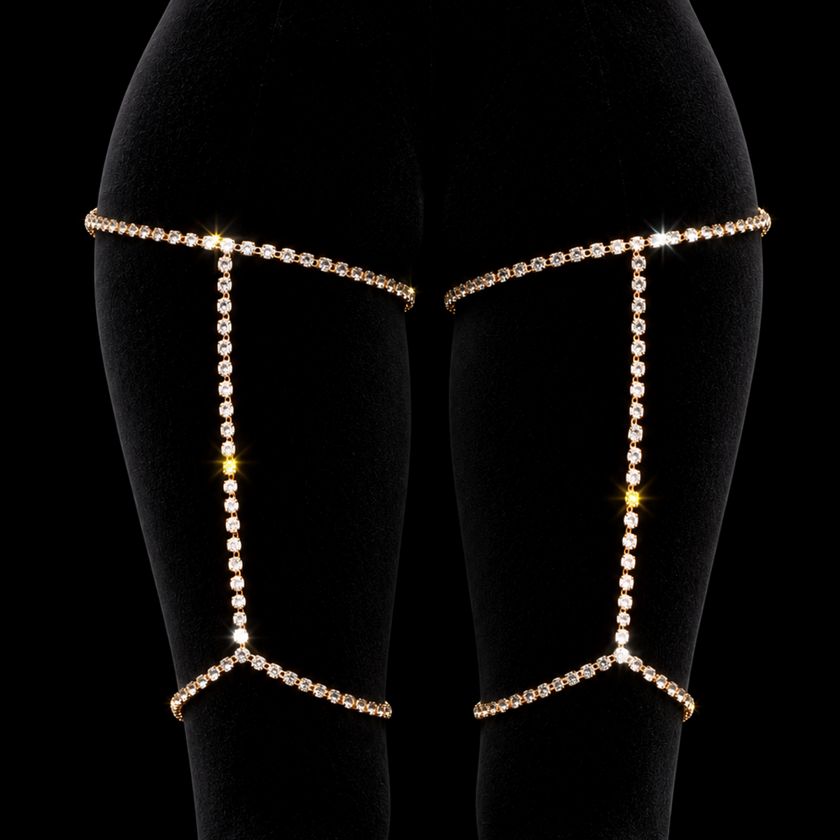 CRYSTAL THIGH HIGHS