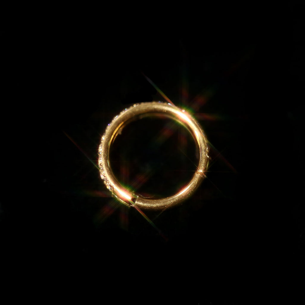 CZ ONE LINE NOSE RING