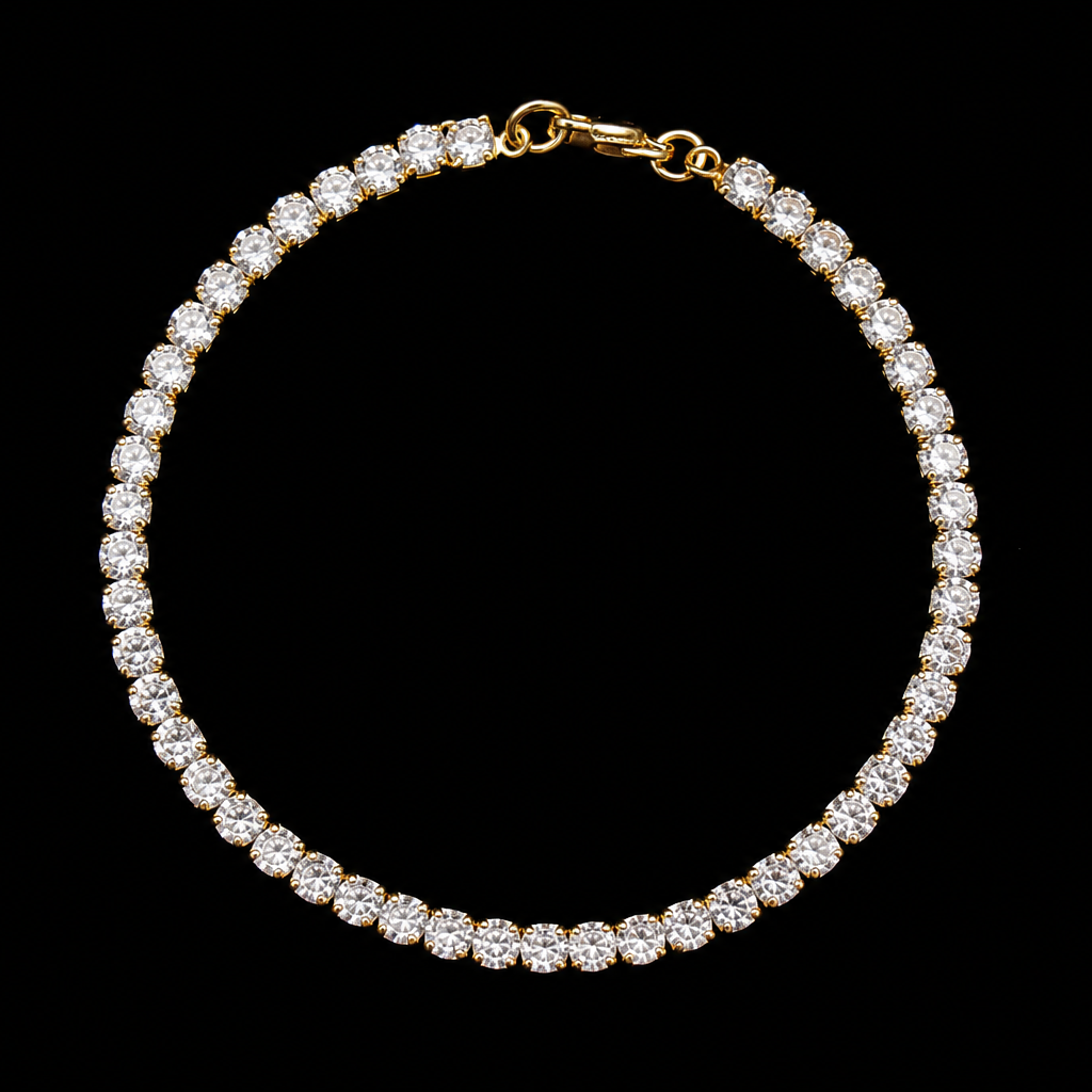 3MM CZ ANKLET