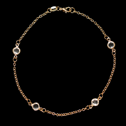 FLOATING CRYSTAL ANKLET