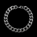 GUNMETAL CUBAN LINK ANKLET
