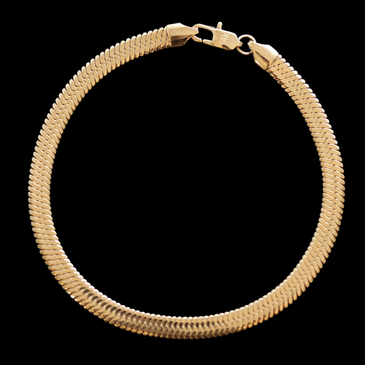 HERRINGBONE ANKLET