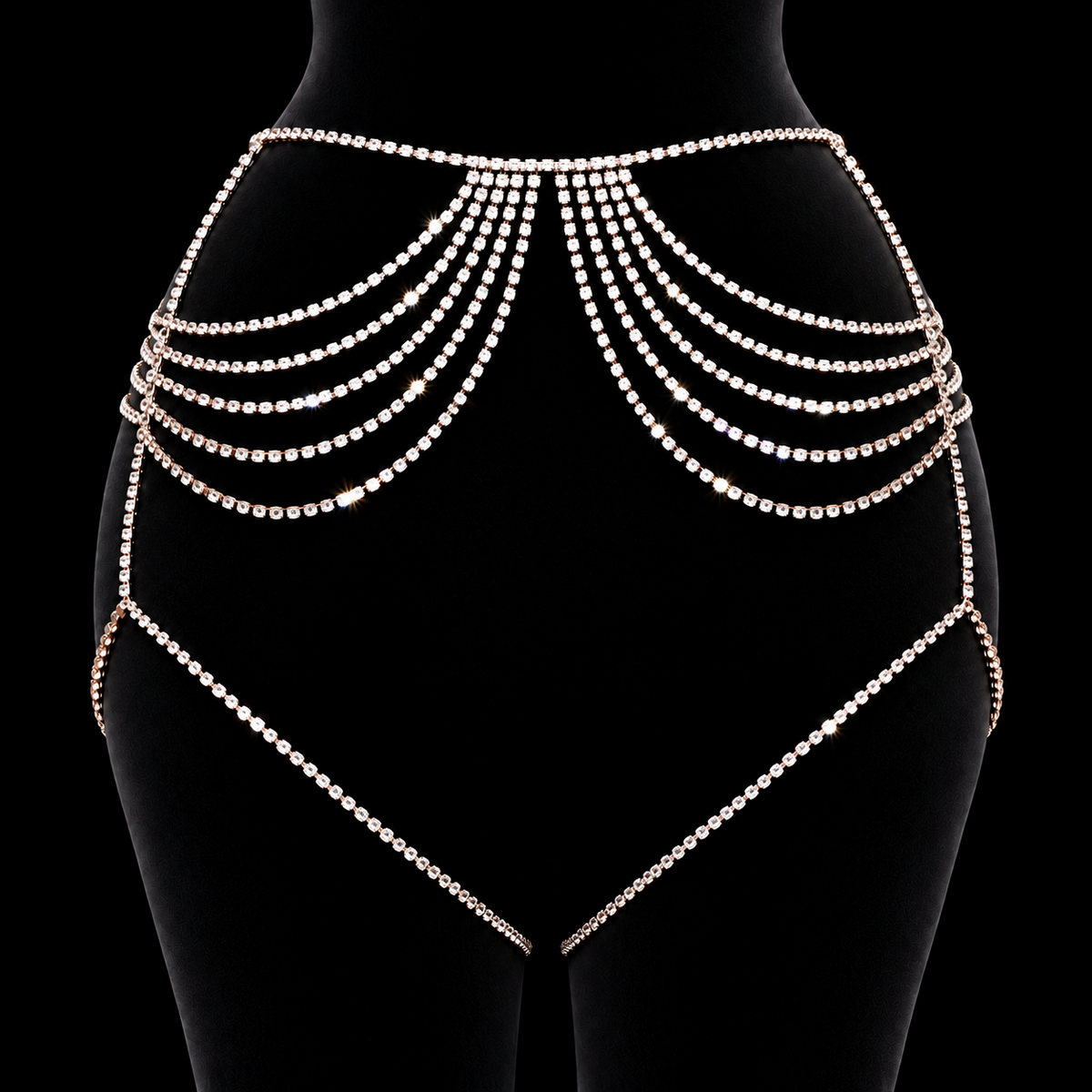 LUX CRYSTAL GARTER
