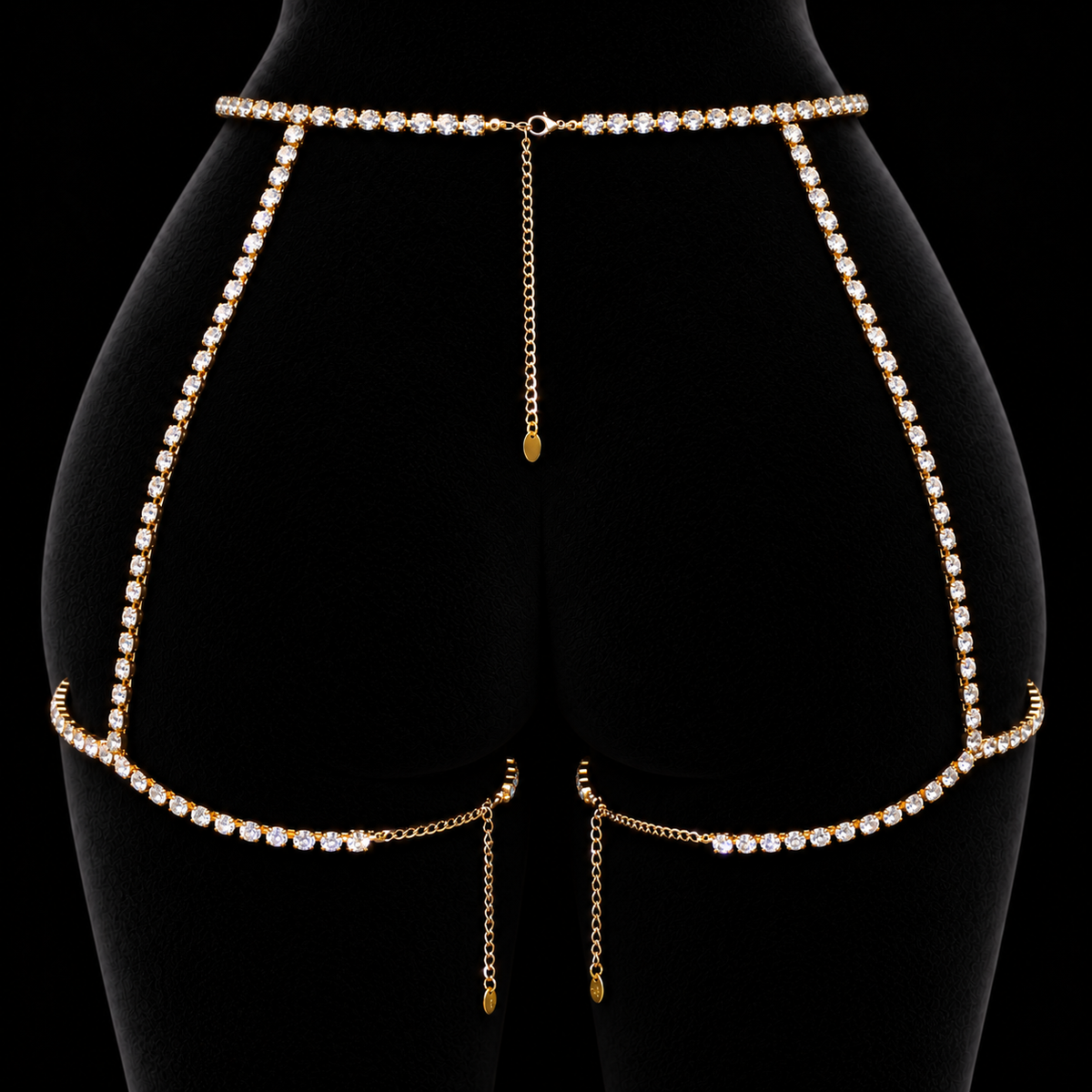 OVERSIZED CRYSTAL GARTER