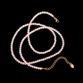ROSE QUARTZ BEADED BELLY CHAIN