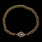 3MM EVIL EYE BEADED BRACELET