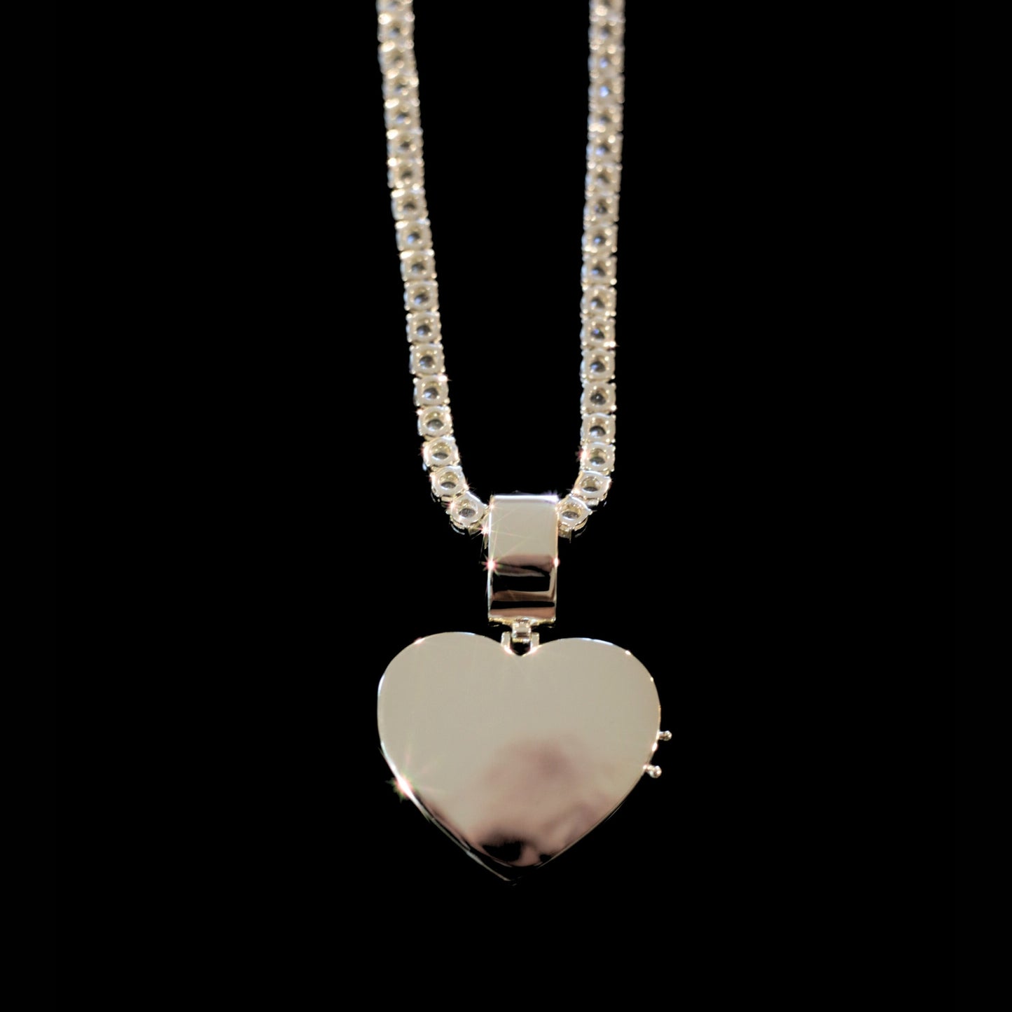 FOREVER HEART TENNIS LOCKET