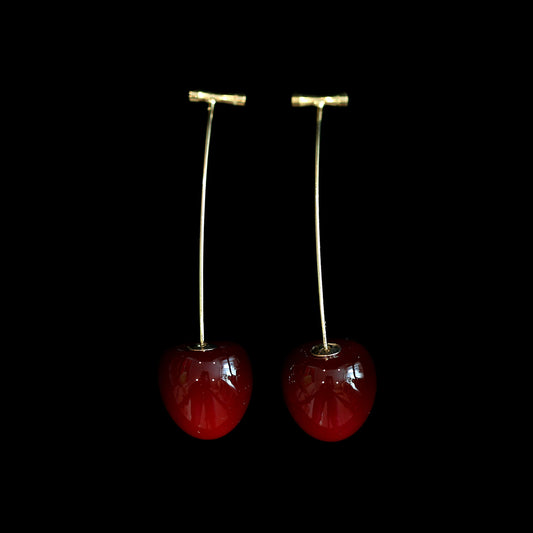 MINI CHERRY EARRINGS