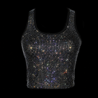 BLACK + CLEAR CRYSTALLIZED TANK