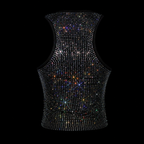 BLACK + CLEAR CRYSTALLIZED TANK