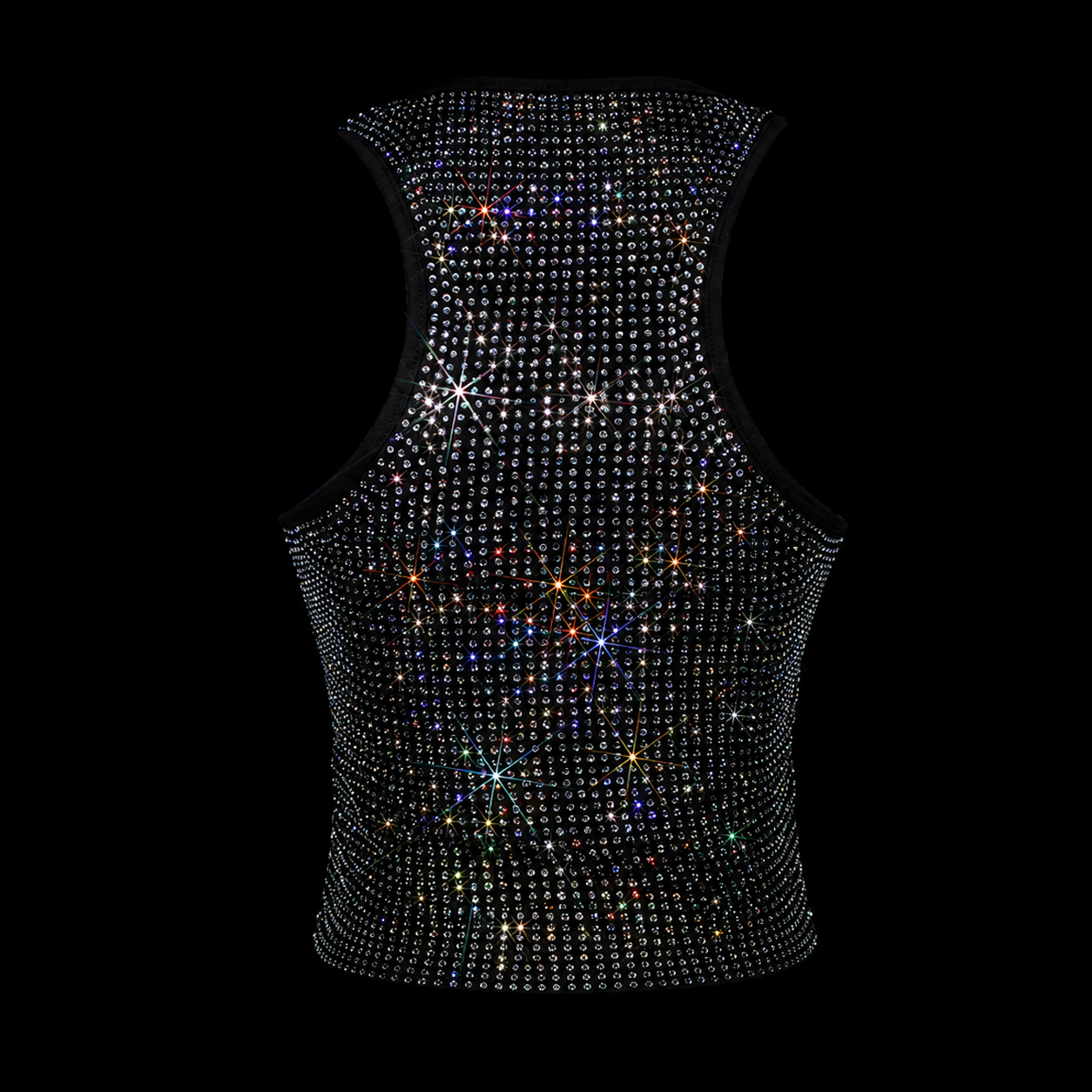 BLACK + CLEAR CRYSTALLIZED TANK