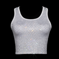 WHITE + CLEAR CRYSTALLIZED TANK