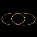 AB CRYSTAL HOOPS