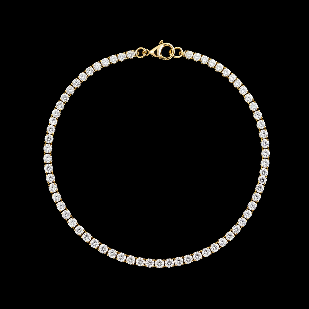 2MM CZ ANKLET