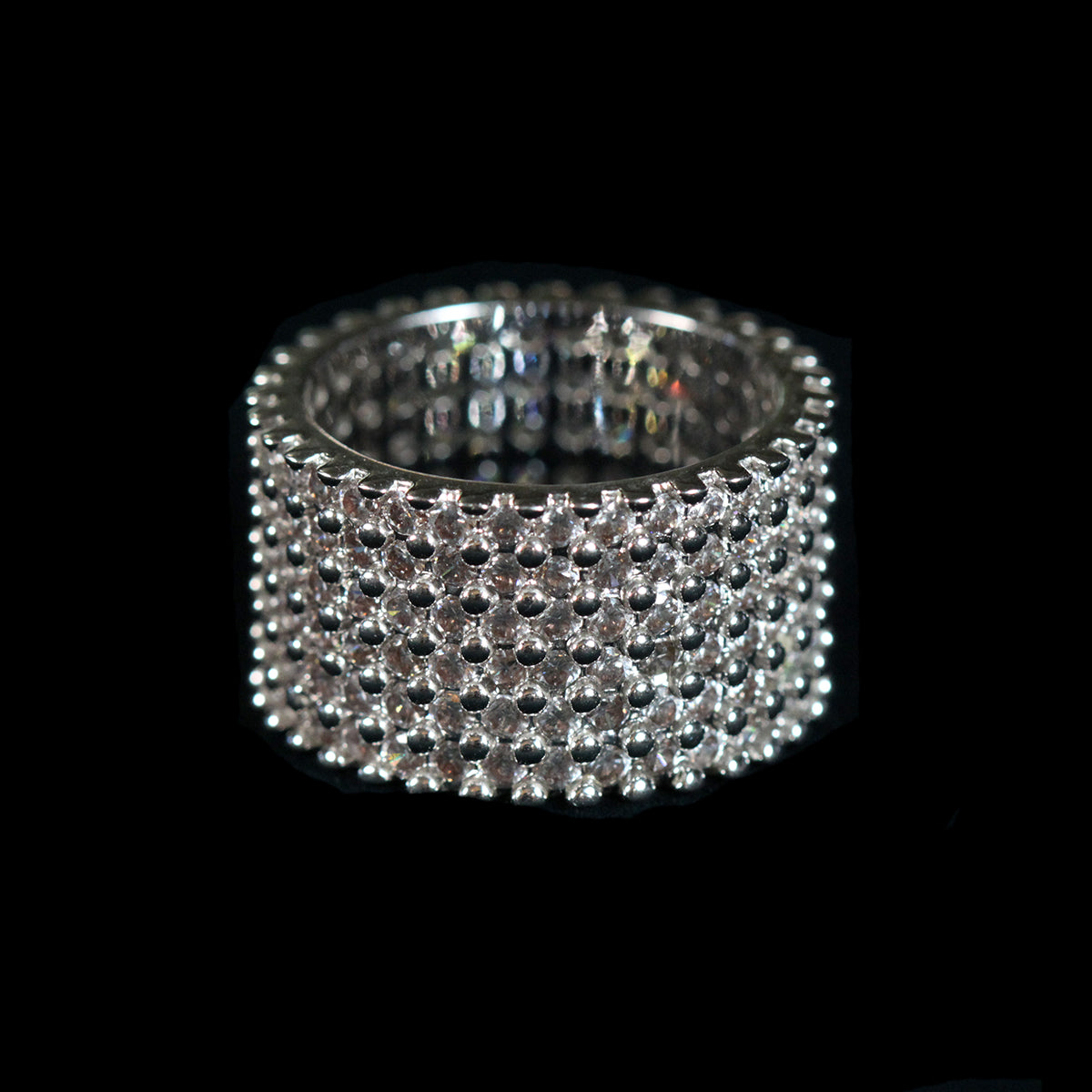 SILVER CZ BAND