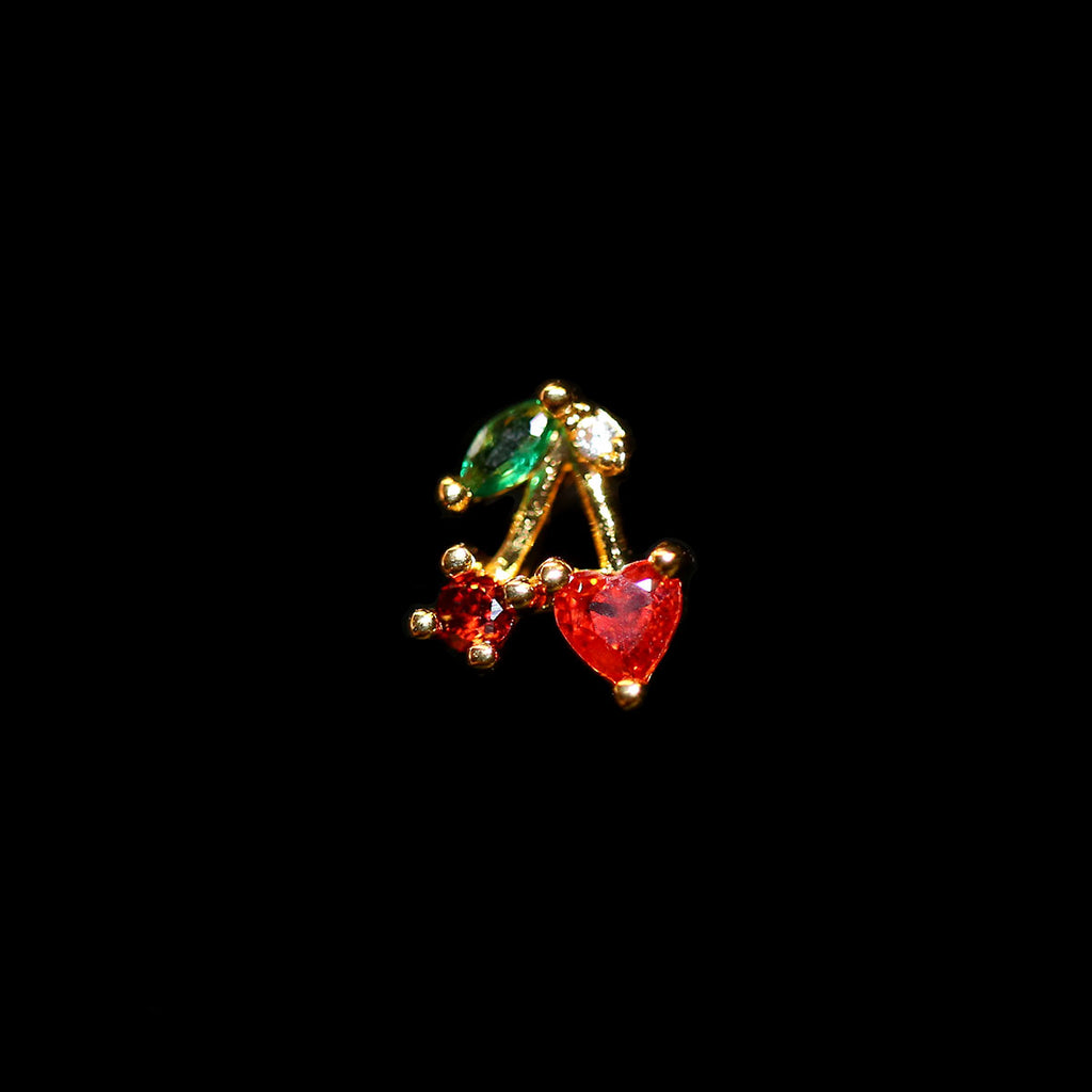 CZ CHERRY NOSE STUD