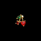 CZ CHERRY NOSE STUD