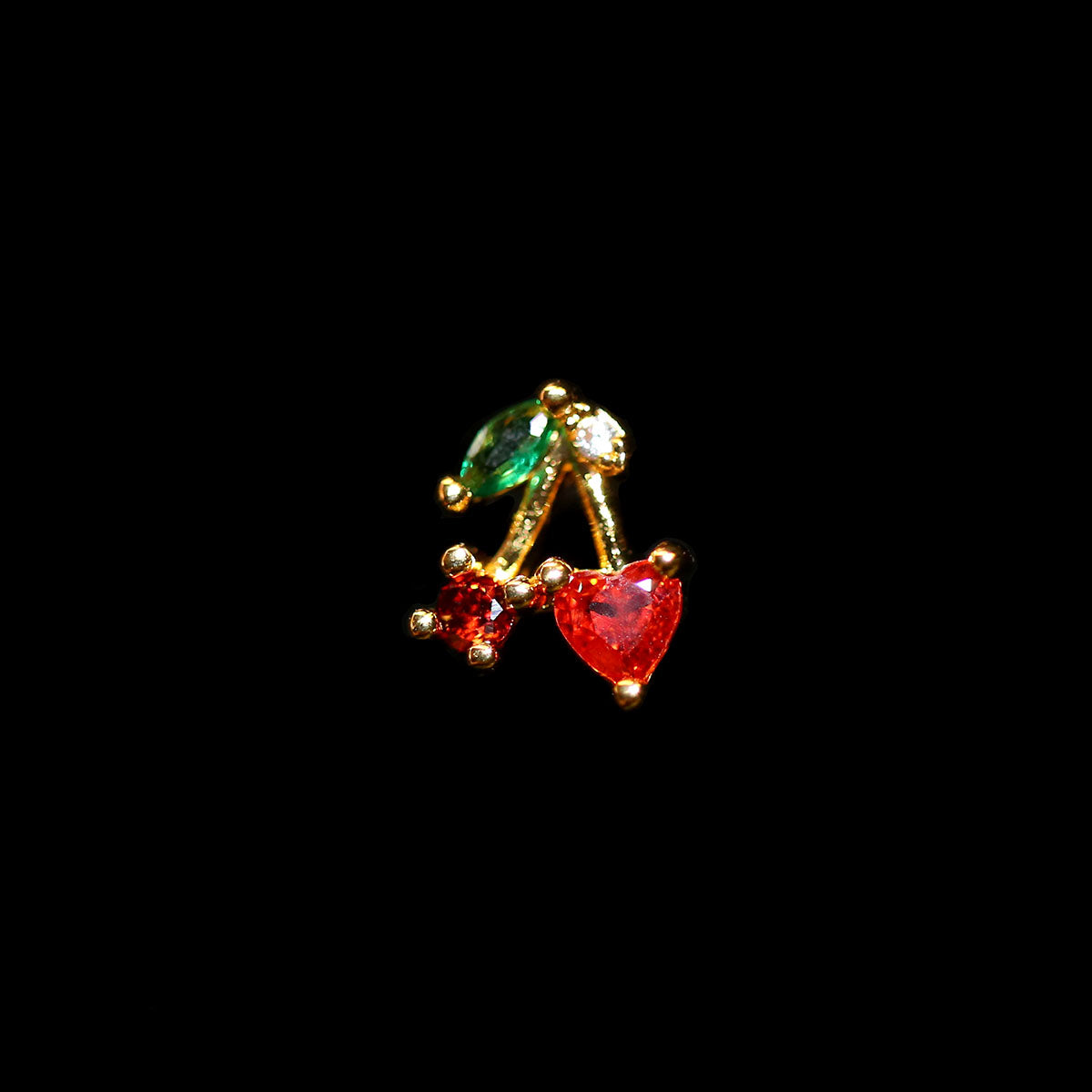 CZ CHERRY NOSE STUD