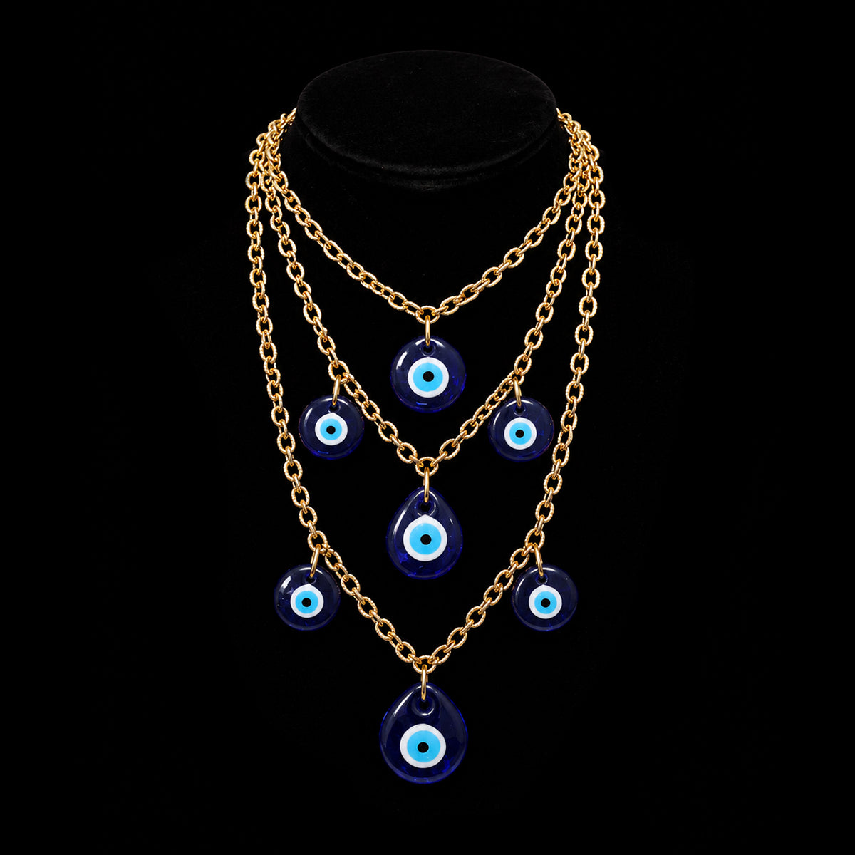 Layered Evil Eye Necklace