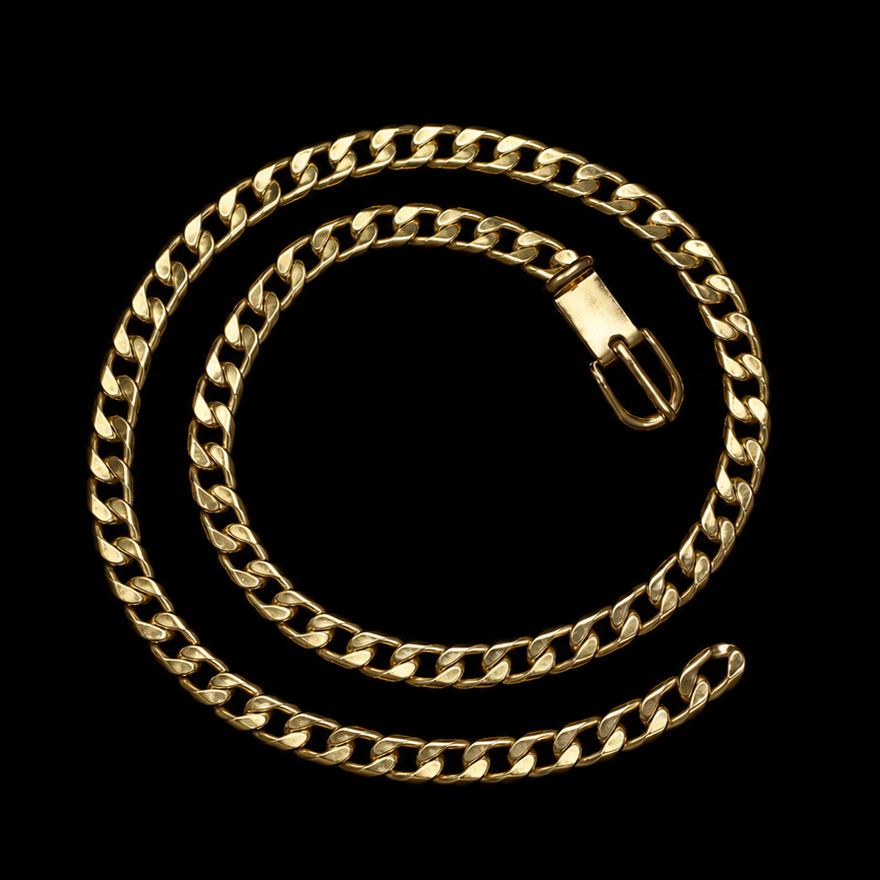 GOLD BELT BUCKLE CHAIN