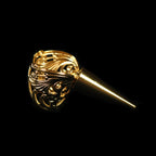 GOLD SPIKE LACE CUFF