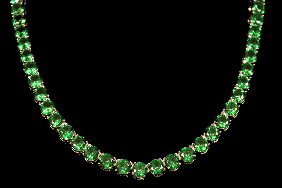 Emerald Tennis Necklace