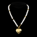 Pearl Heart Necklace