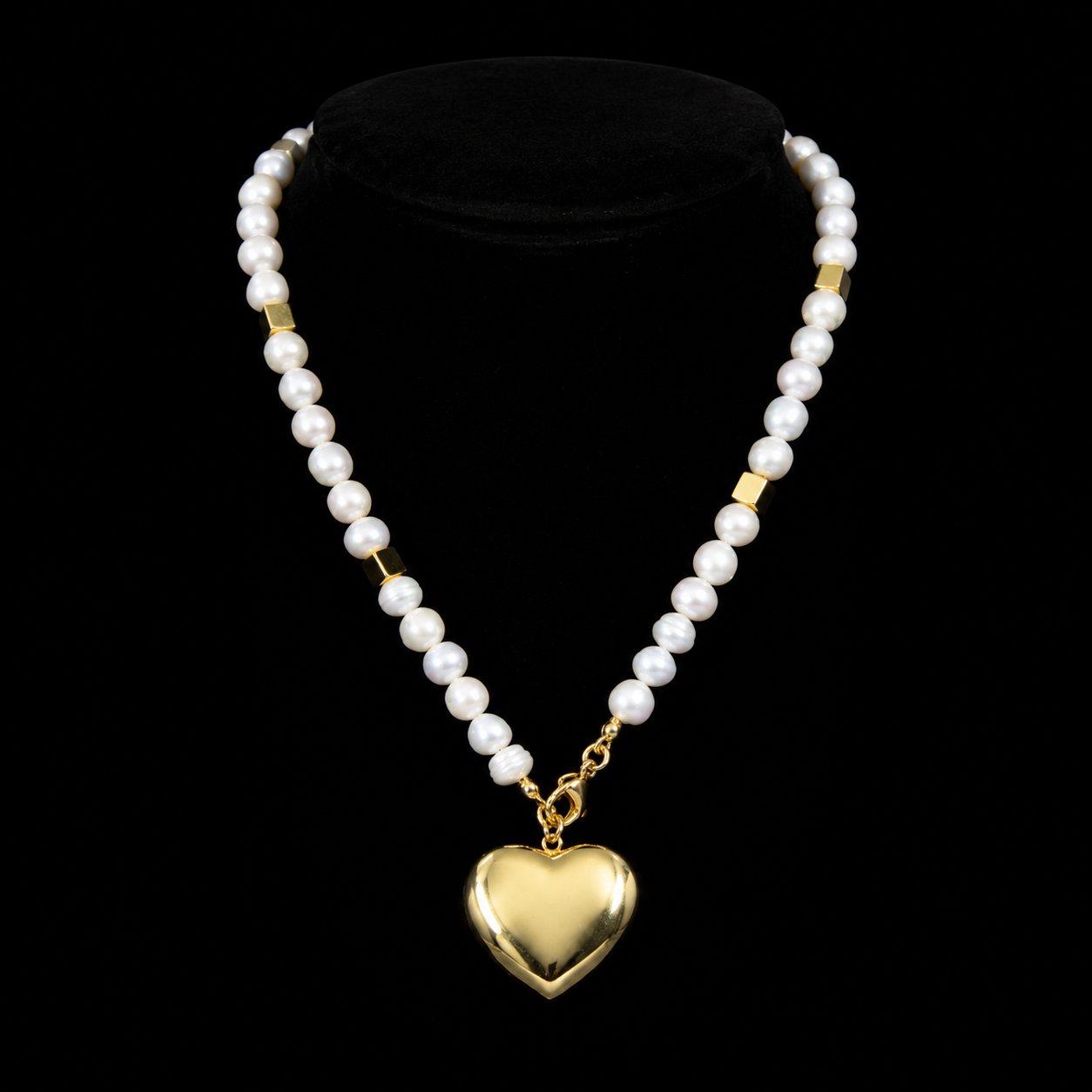 Pearl Heart Necklace
