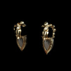 Salmon Clip-On Earrings back