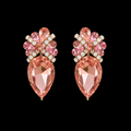 Salmon Clip-On Earrings