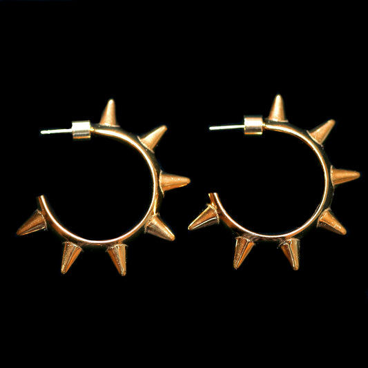 SPIKE HOOP EARRINGS