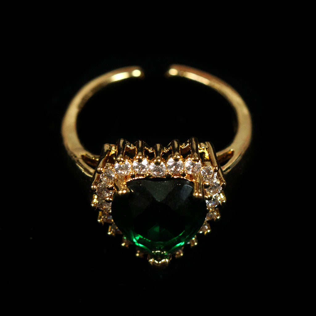 EMERALD VDAY RING